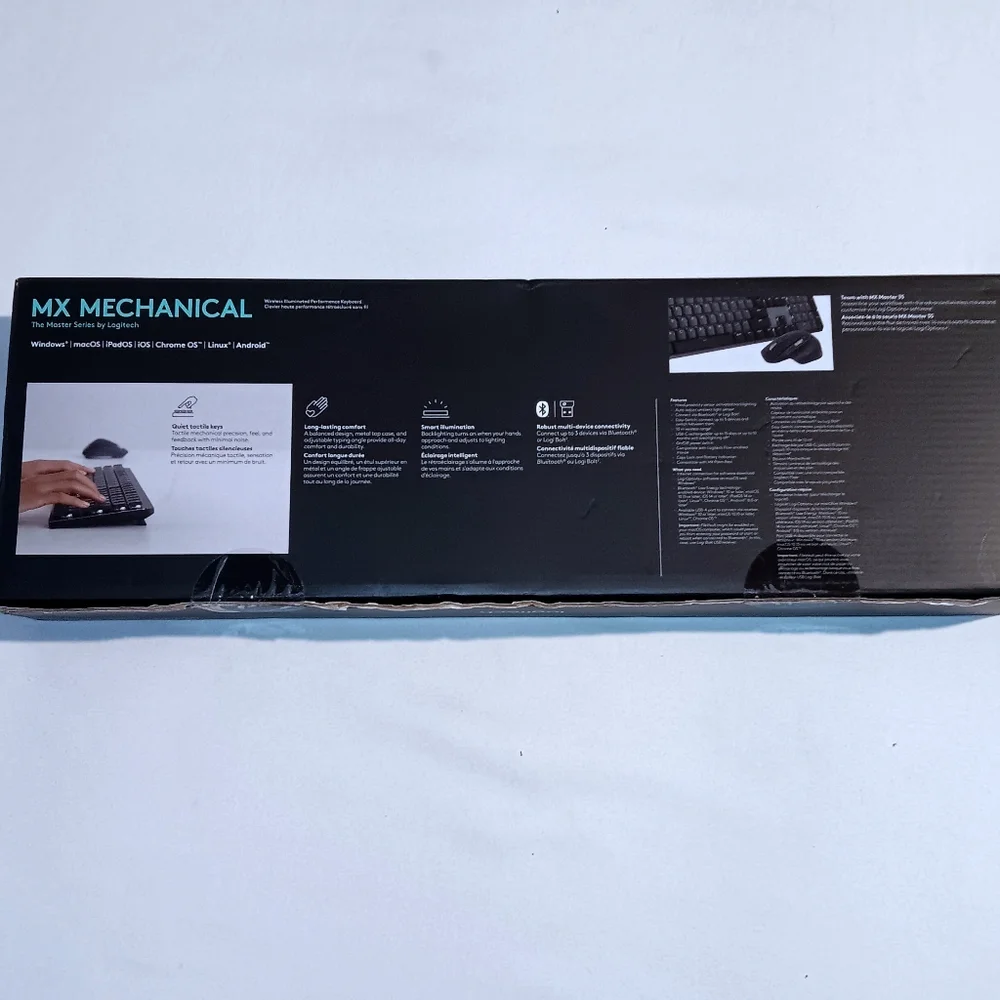 Logitech MX Mechanical Keyboard Set - Black and Gray